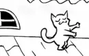 white cat