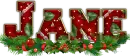 Christmas Name - Jane