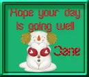 Snowman Siggie Tag #1A