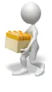 with documents