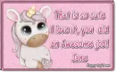 Cute Unicorn Siggie 1E - Jane