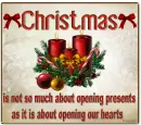 Christmas opening our hearts 