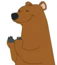 Bear clapping