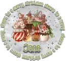 Cheers to a Merry Christmas - Jane