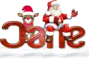 Rudolph & Santa - Jane