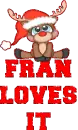 Reindeer - Fran Loves it