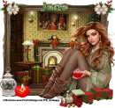 Christmas Scene - Jane