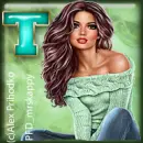 Brunette Avatar - T