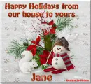 From our house to yours - Jane