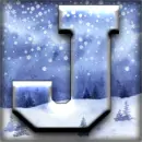 Winter Scene Sticker - J