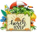 Beach Lover - by Robbie