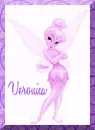 Veronica's Tinkerbell w/glitter border