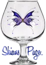 Butterfly in a glass