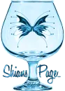 Butterfly in a glass