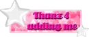 thanx 4 adding me