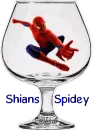 Spiderman in a glass
