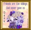 Friends are the siblings.........Jane