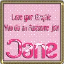 Pink stars and dots - jane