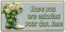 Boot with flowers - Jane