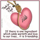 Mel - Friendship - Heart -Warmth