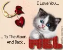 Mel - Cat - Moon - Love
