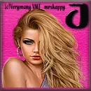 Blonde lady avatar - J