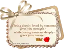 Mel - Deeply Loved - Floating Hearts
