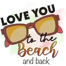 The beach and back 