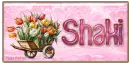 Flower siggie tag - Shaki
