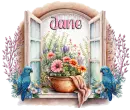 Springtime Window - Jane