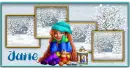 Girl in winter scene - Jane