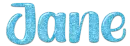 Name in blue - Jane