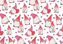 Valentine's Day Gnome Background