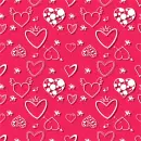 Pink  Hearts background