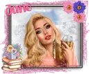 Blonde with wine - Jane