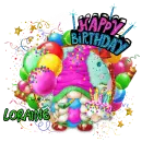 Happy Birthday Gnome - Loraine