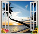 Autumn Beach Background