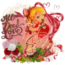 All you need is LOVE - Vintage - Valentine - Retro