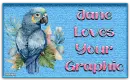 Blue Parrot - Jane