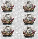 Cat in a boat background