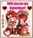 Will you be my Valentine - jane