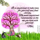 Mel - Clarity - Pink Tree - Butterflies