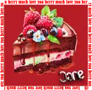 Love you berry much - Jane