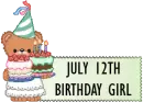 Birthday Girl - July 12th - Robbie