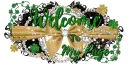 Welcome To My Page - St. Patrick's - Glitter