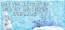 Snowy Scene - enjoy your day - Jane