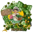 Happy St. Patrick's Day - Vintage - Amber