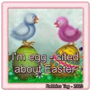 I'm egg - cited about Easter - by Robbie