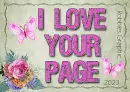 I love your Page - by Robbie
