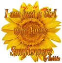 I Love Sunflowers - by Robbie